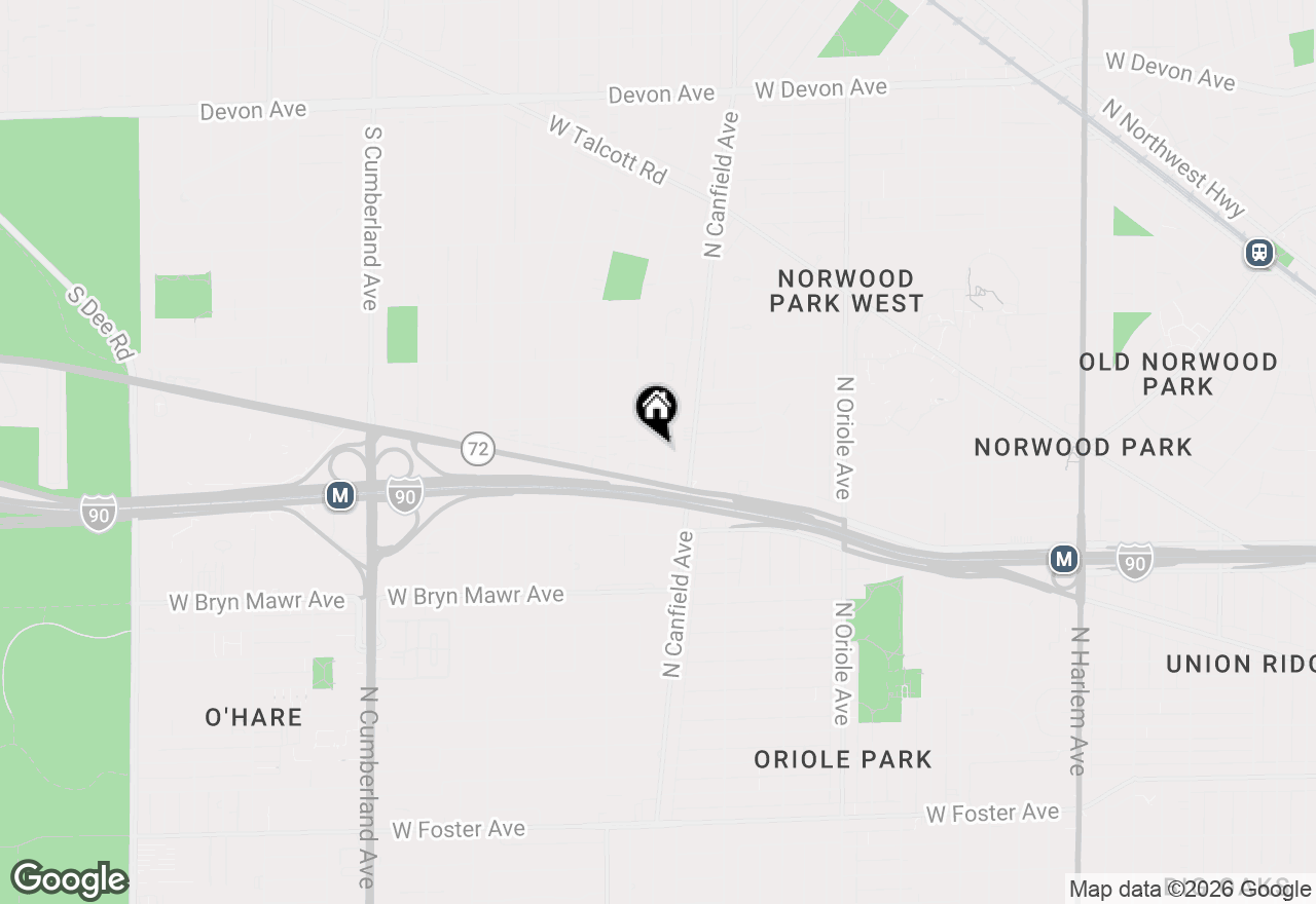 Map of 2012 Newton Avenue, Park Ridge, IL 60068