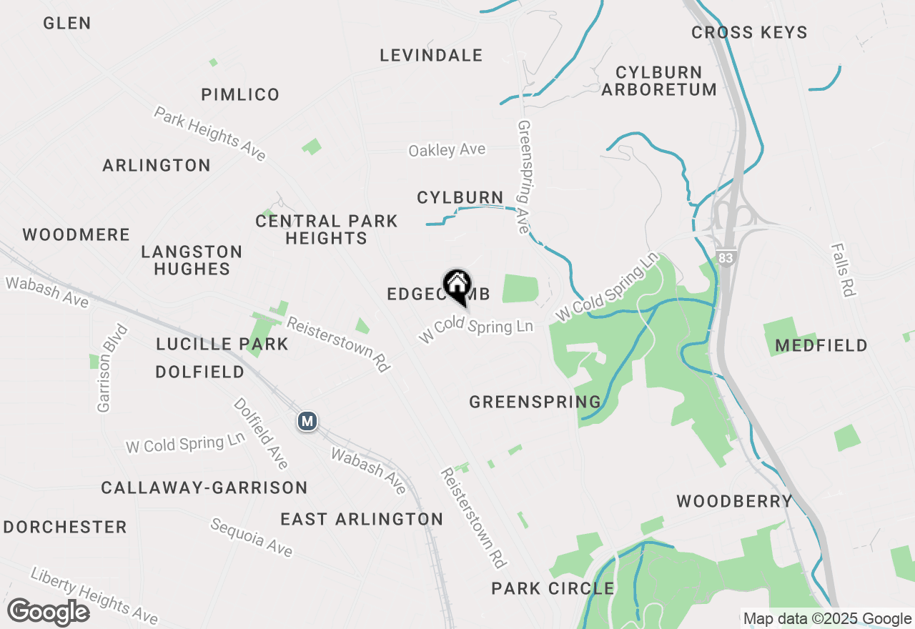 Map of 2915 Oakford Avenue, Baltimore, MD 21215