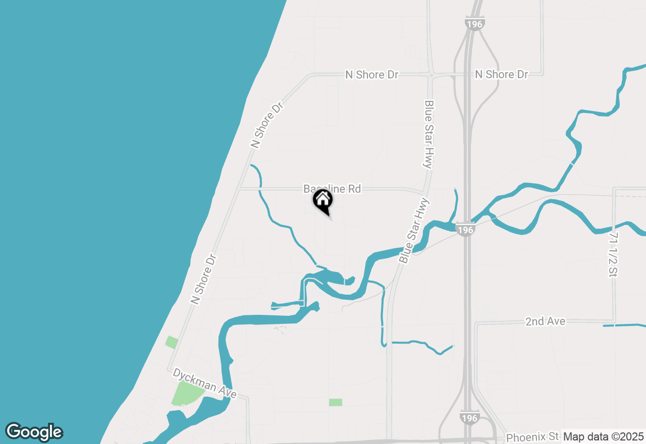 Map of 705 Meadow Drive, South Haven, MI 49090