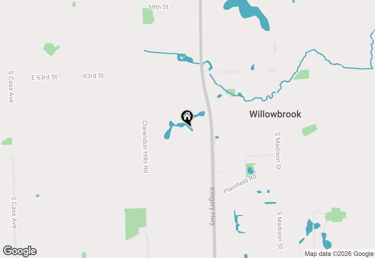 Map of 101 Lake Hinsdale Drive #205, Willowbrook, IL 60527
