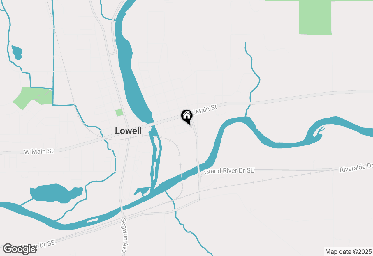 Map of 217 S Jefferson Street, Lowell, MI 49331