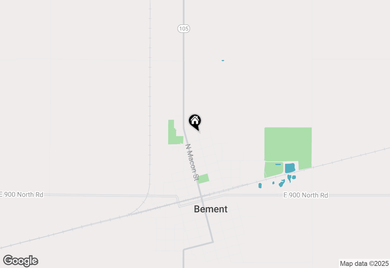 Map of 849 N Piatt Street, Bement, IL 61813