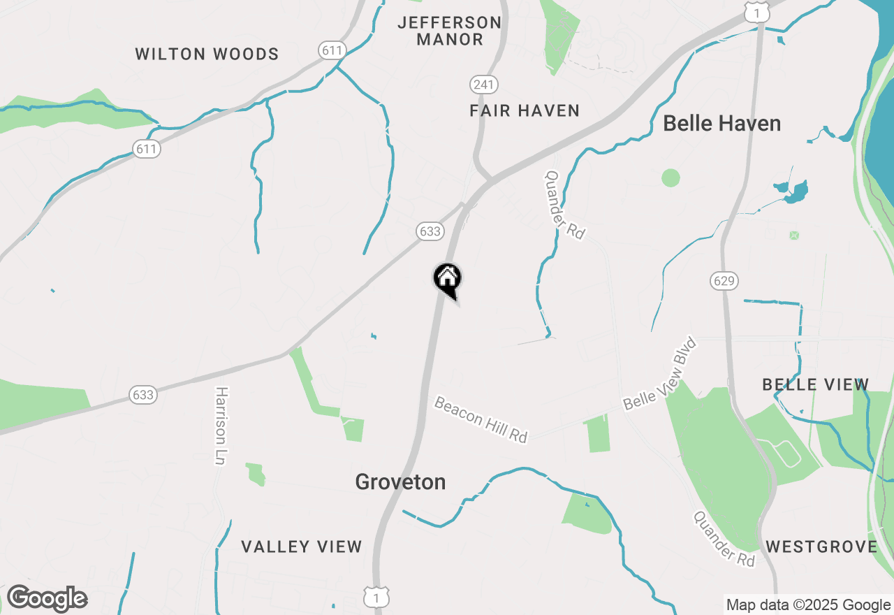 Map of 6429 Richmond Highway #201, Alexandria, VA 22306