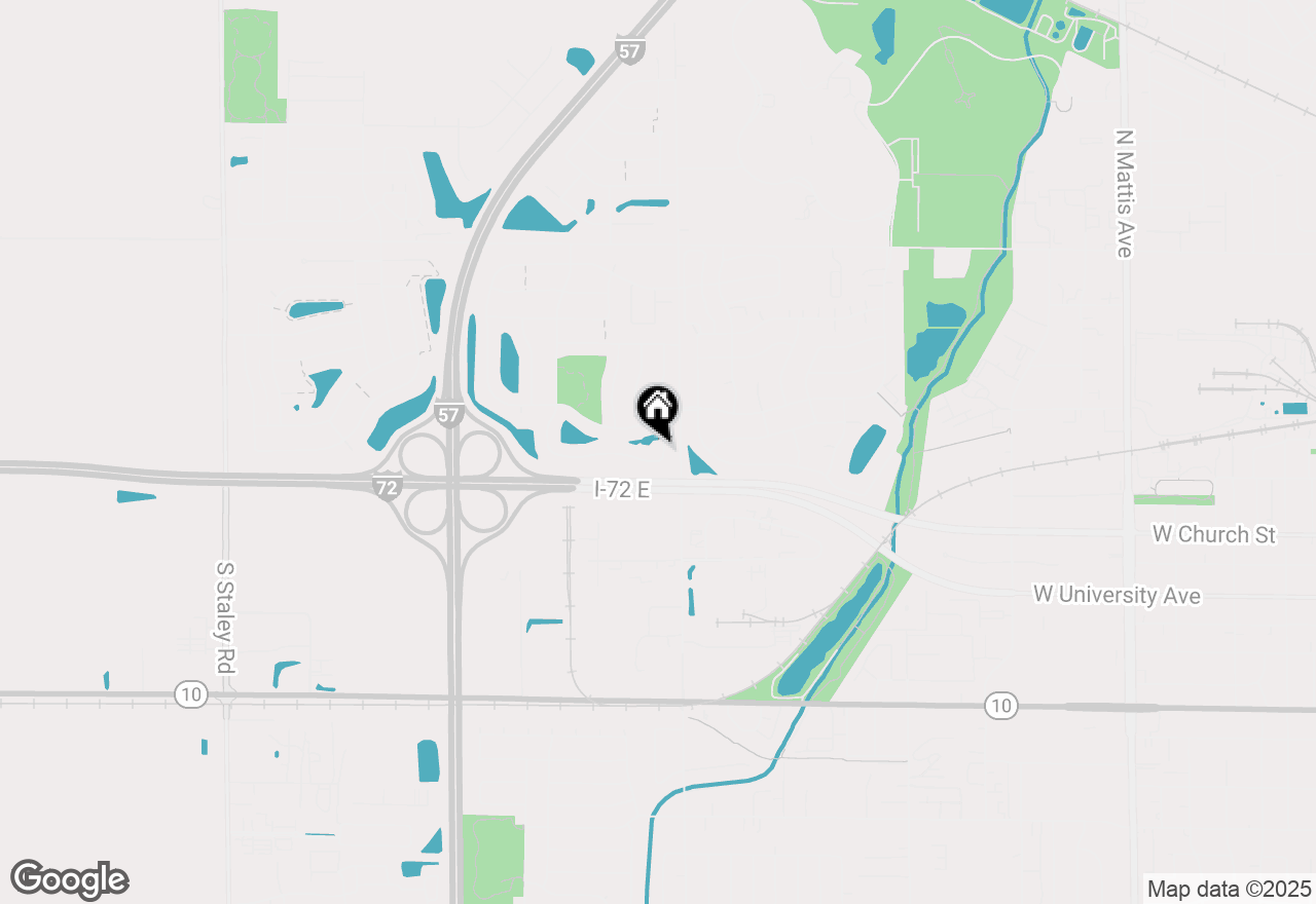 Map of 501 Creve Coeur Drive, Champaign, IL 61822