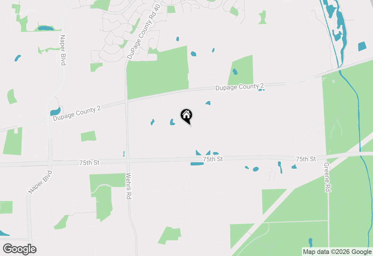Map of 8S208 Indiana Avenue, Naperville, IL 60540