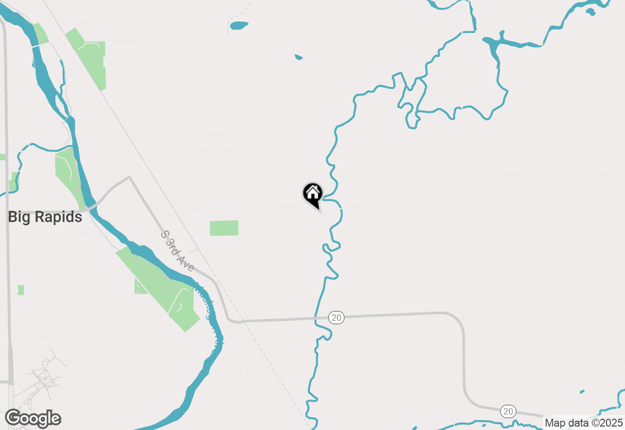 Map of 18699 16 Mile Rd, Big Rapids, MI 49307