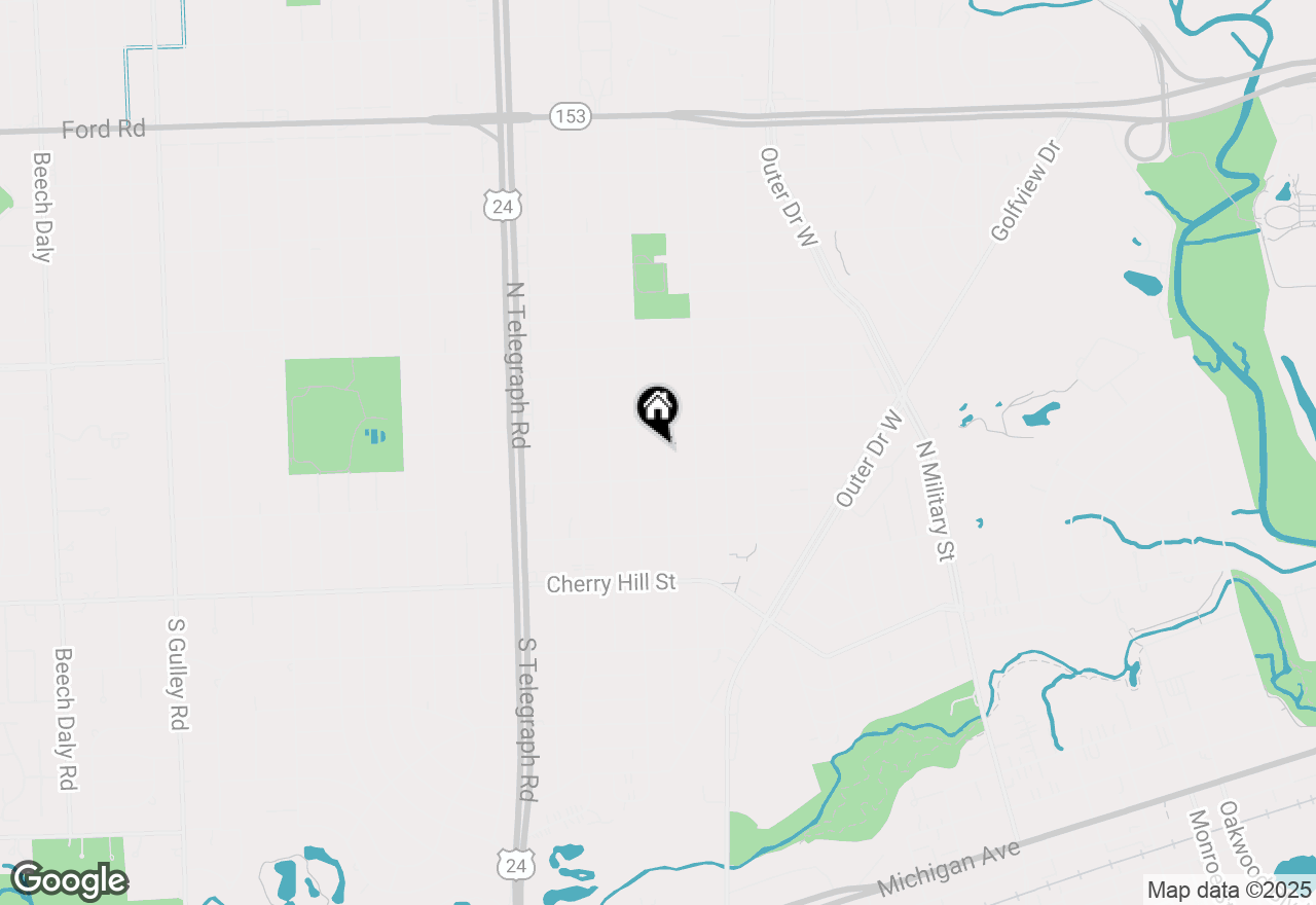 Map of 701 N Melborn Street, Dearborn, MI 48128