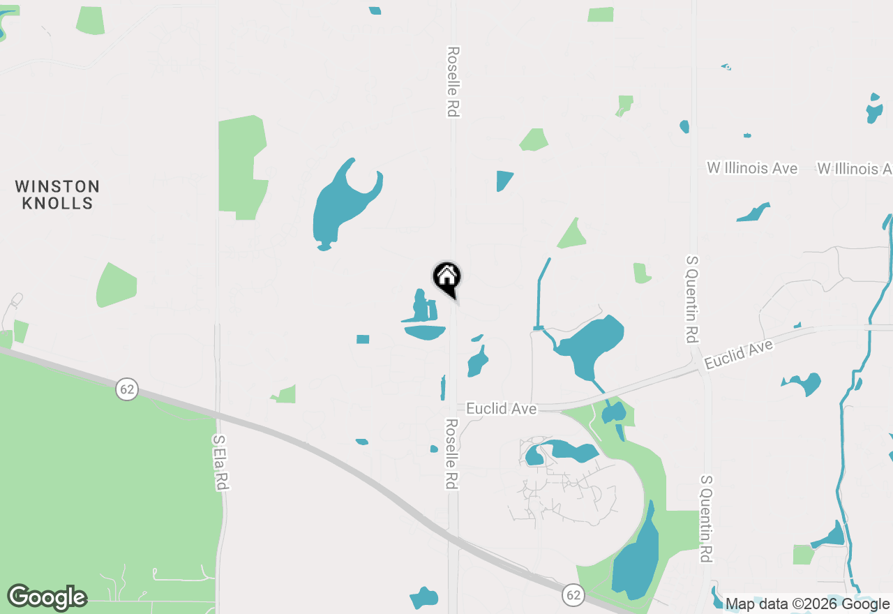 Map of 1090 Roselle Road, Inverness, IL 60067
