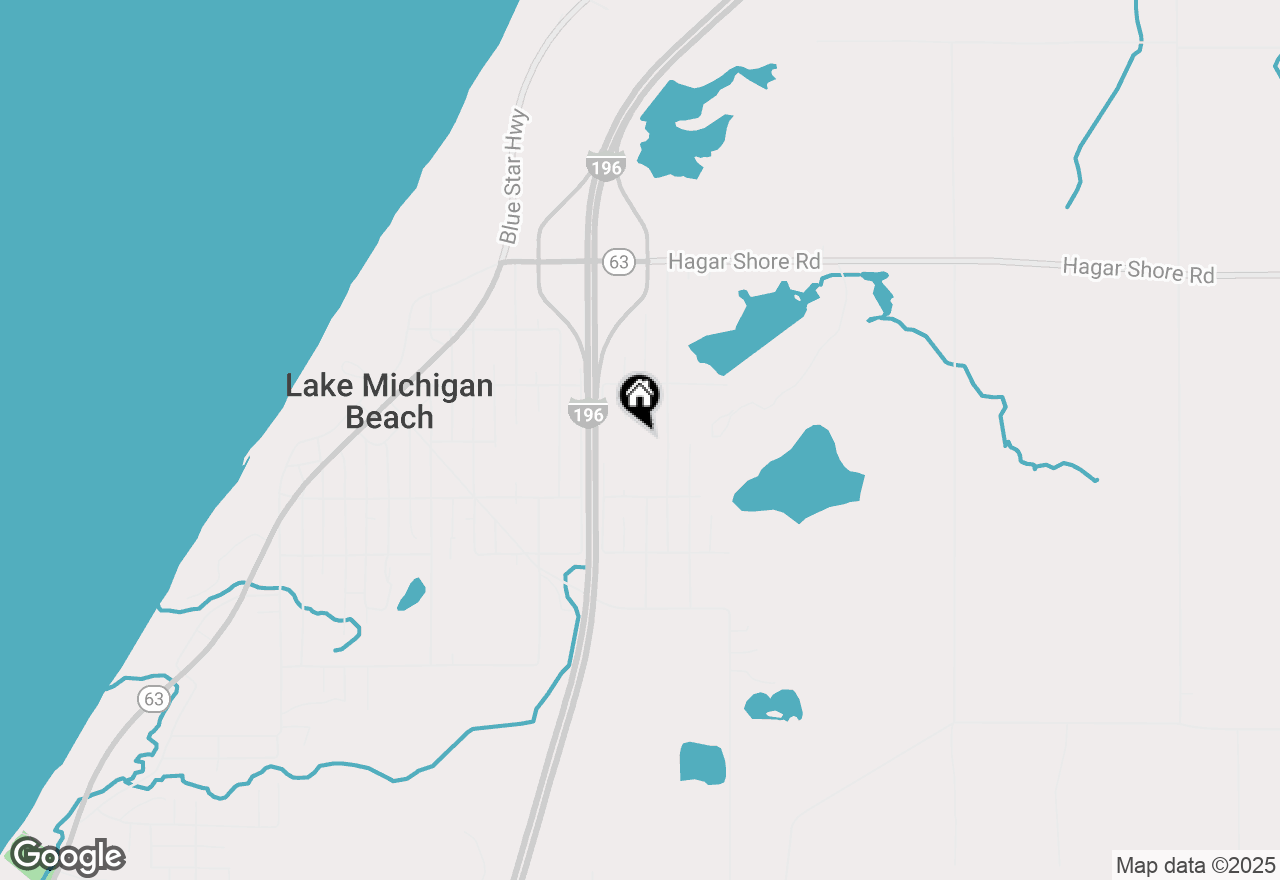 Map of 6218 Adams Street, Coloma, MI 49038