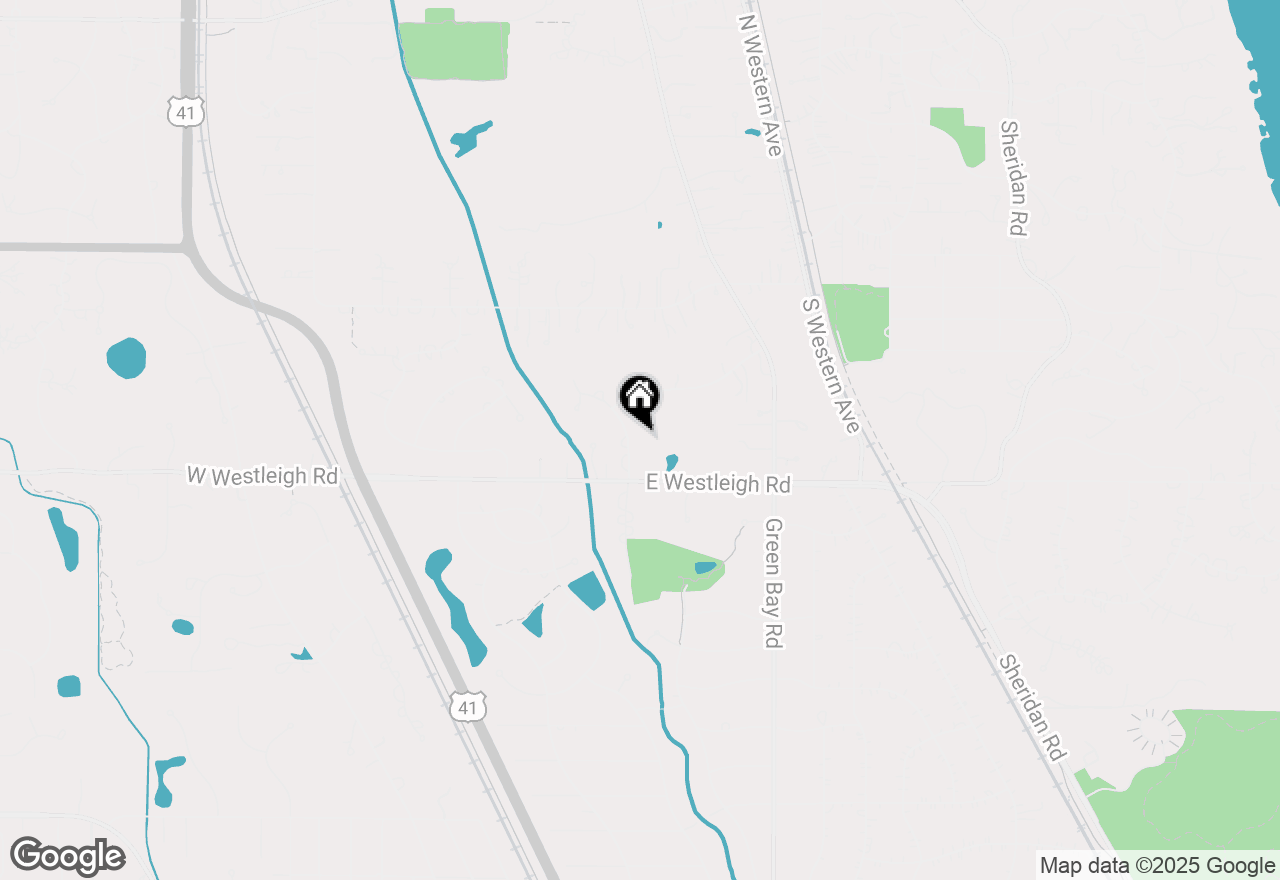 Map of 333 Butler Drive, Lake Forest, IL 60045