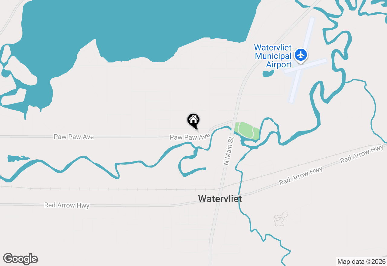 Map of 0 Paw Paw Avenue, Watervliet, MI 49098