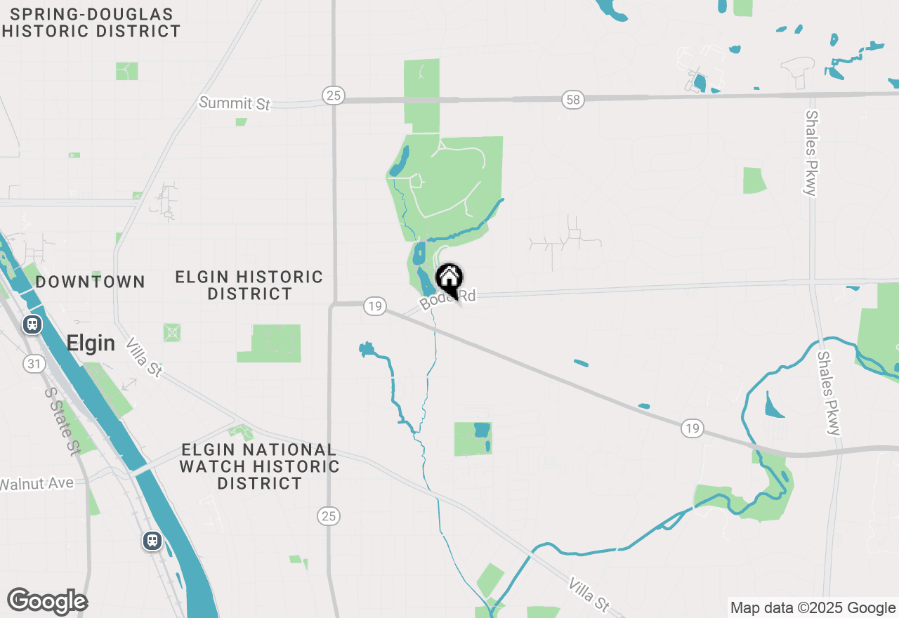 Map of 764 Terrace Court #A, Elgin, IL 60120