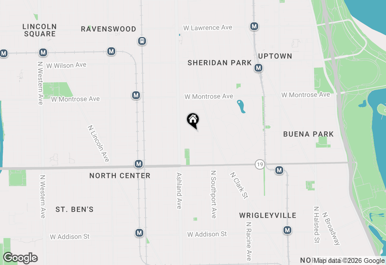 Map of 1469 W Berteau Avenue #303, Chicago, IL 60613