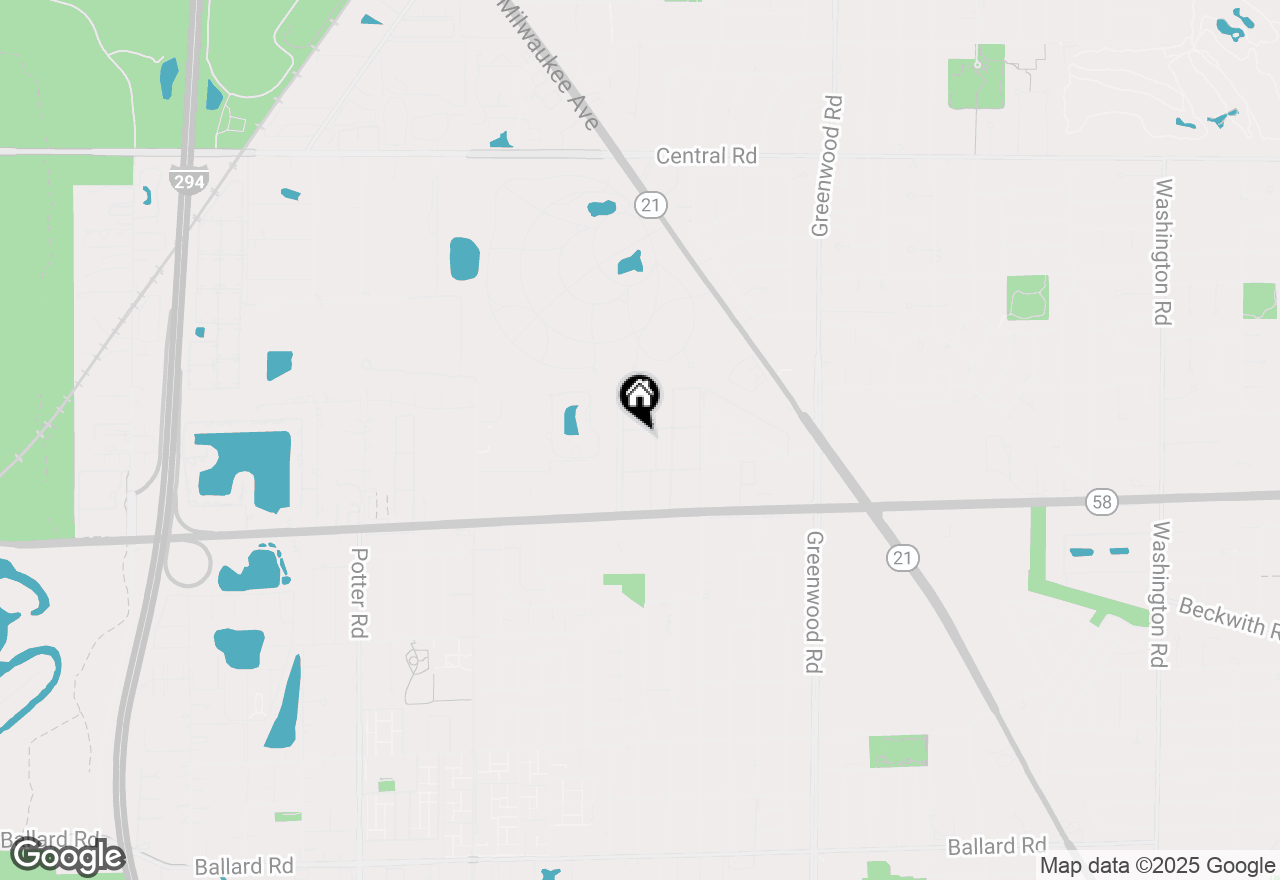 Map of 8916 Kenneth Drive #1E, Des Plaines, IL 60016