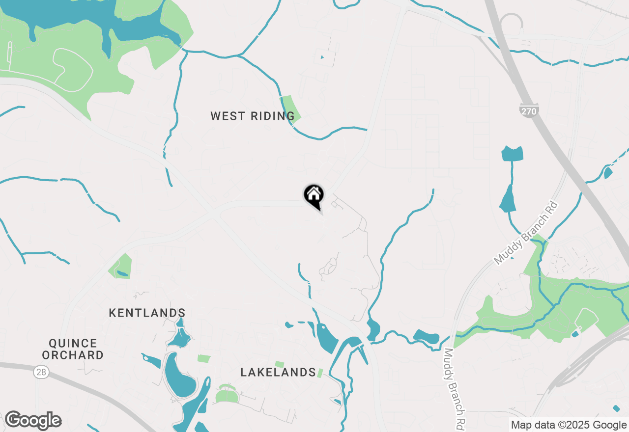 Map of 125 Autumn View Drive, Gaithersburg, MD 20878