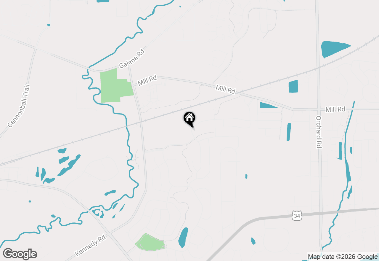 Map of 3215 Matlock Drive, Yorkville, IL 60560