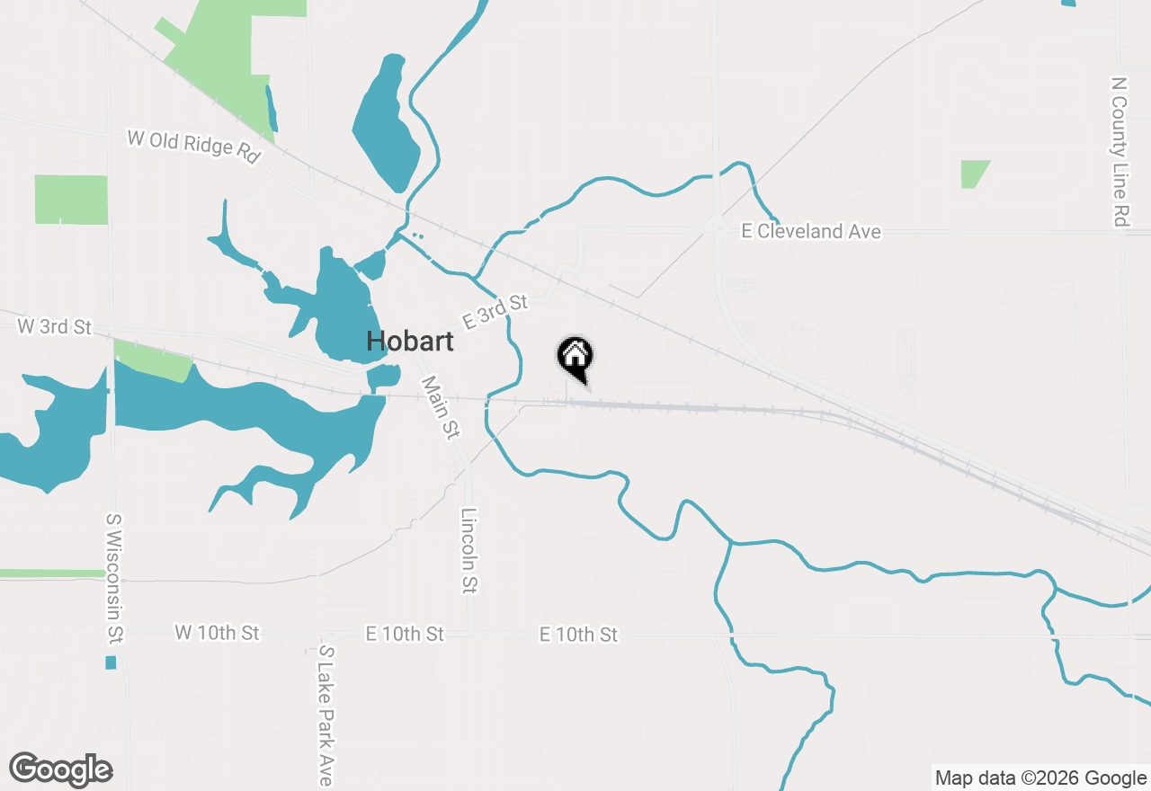 Map of 515 S Indiana Street, Hobart, IN 46342