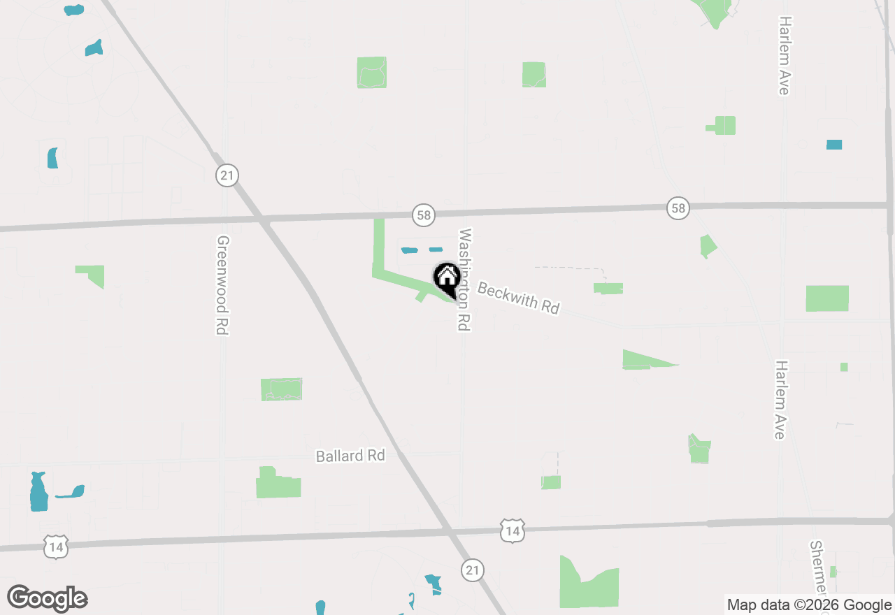 Map of 8024 W Lyons Street #B, Niles, IL 60714