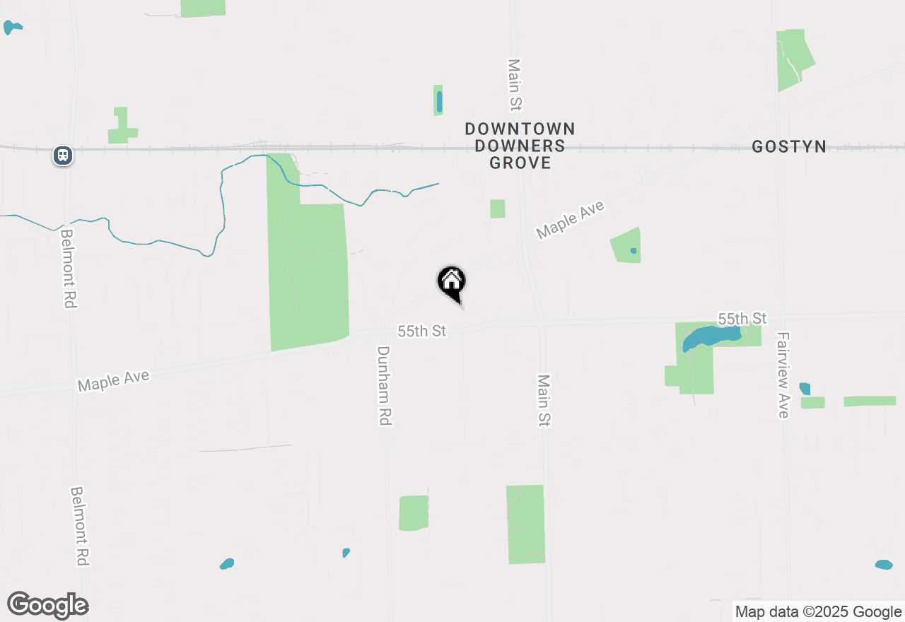 Map of 5431 Brookbank Road, Downers Grove, IL 60515