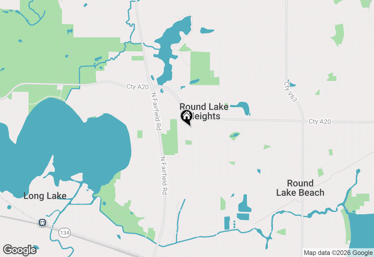 Map of 1615 Cherokee Drive, Round Lake Beach, IL 60073