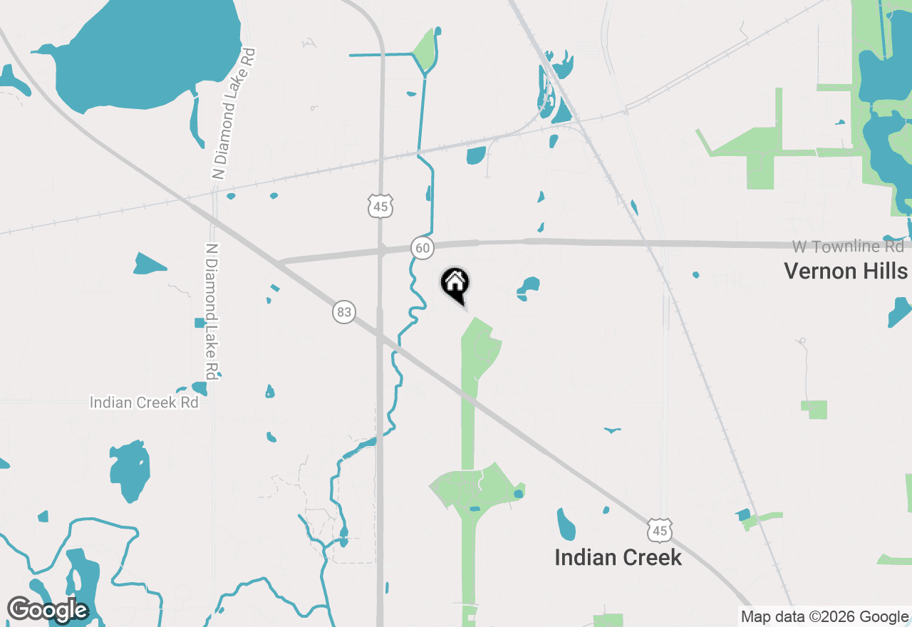 Map of 551 Yosemite Way, Mundelein, IL 60060