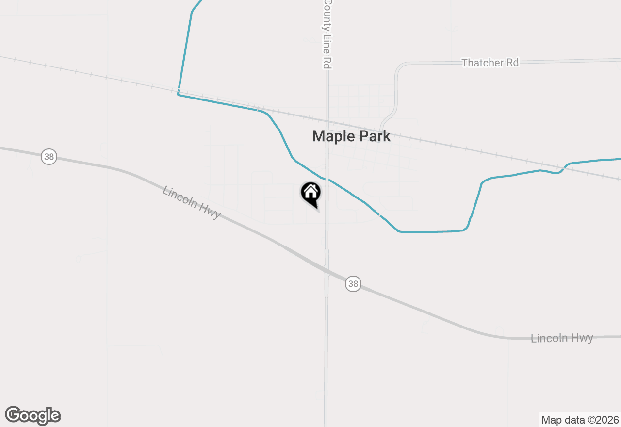 Map of 678 S Elizabeth Street, Maple Park, IL 60151