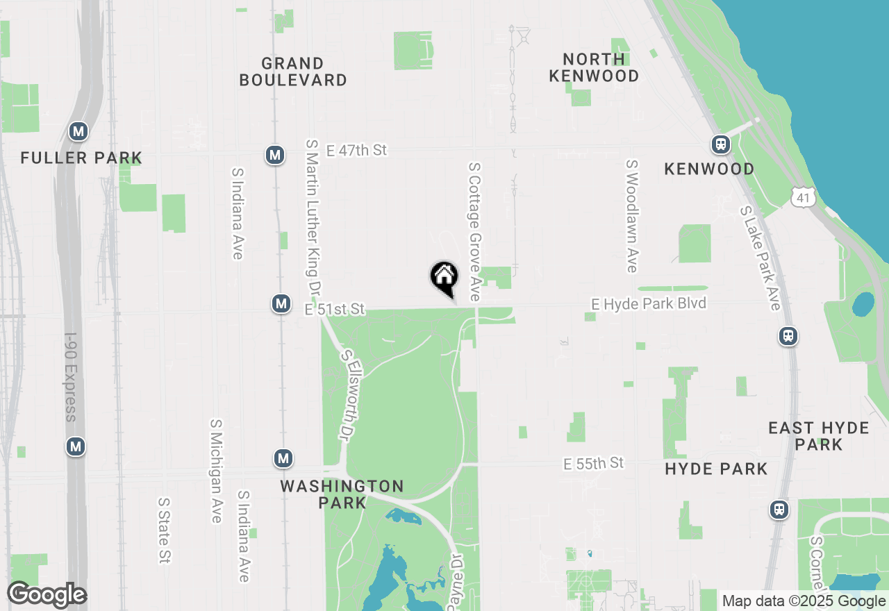 Map of 704 E 51st Street #3E, Chicago, IL 60615