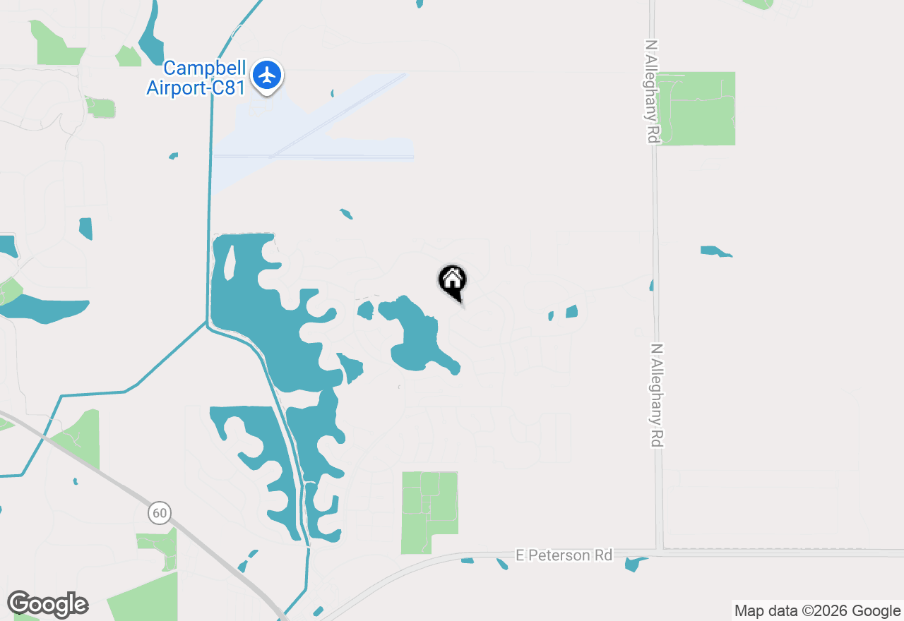 Map of 3420 Steeplechase Way, Grayslake, IL 60030