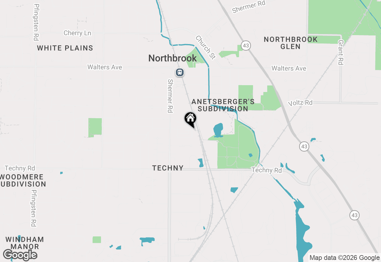 Map of 1762 Tudor Lane, Northbrook, IL 60062