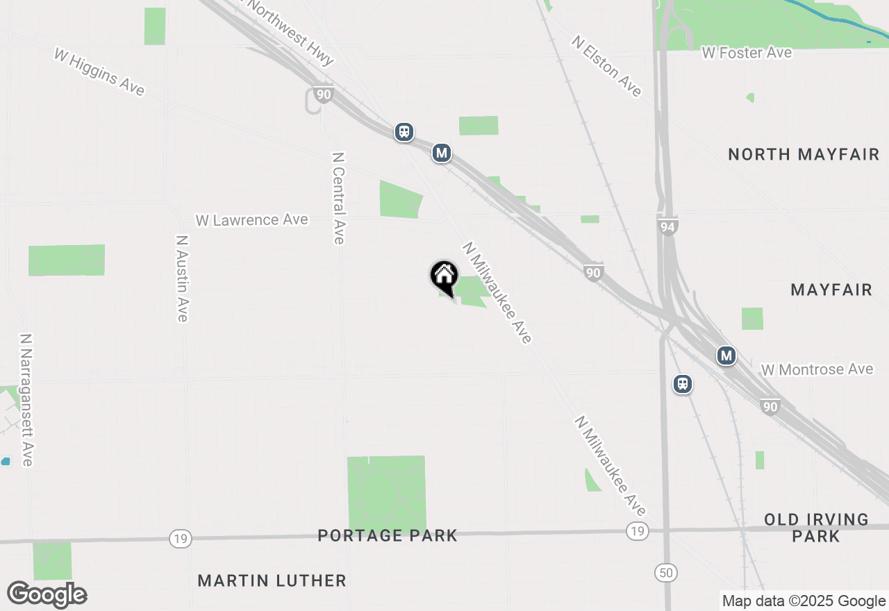 Map of 5328 W Windsor Avenue #1H, Chicago, IL 60630