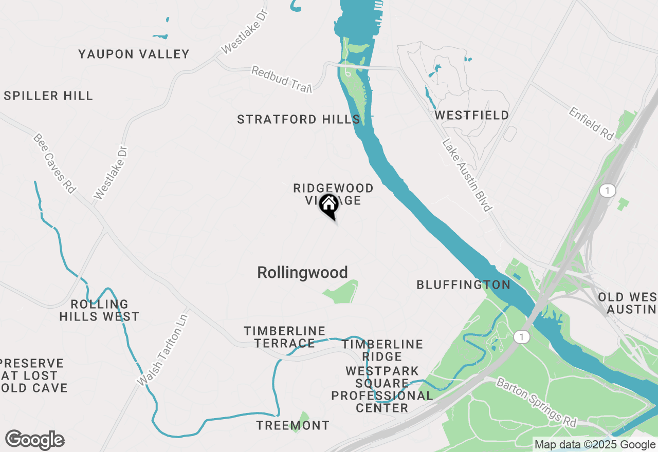 Map of 403 Ridgewood, Austin, TX 78746