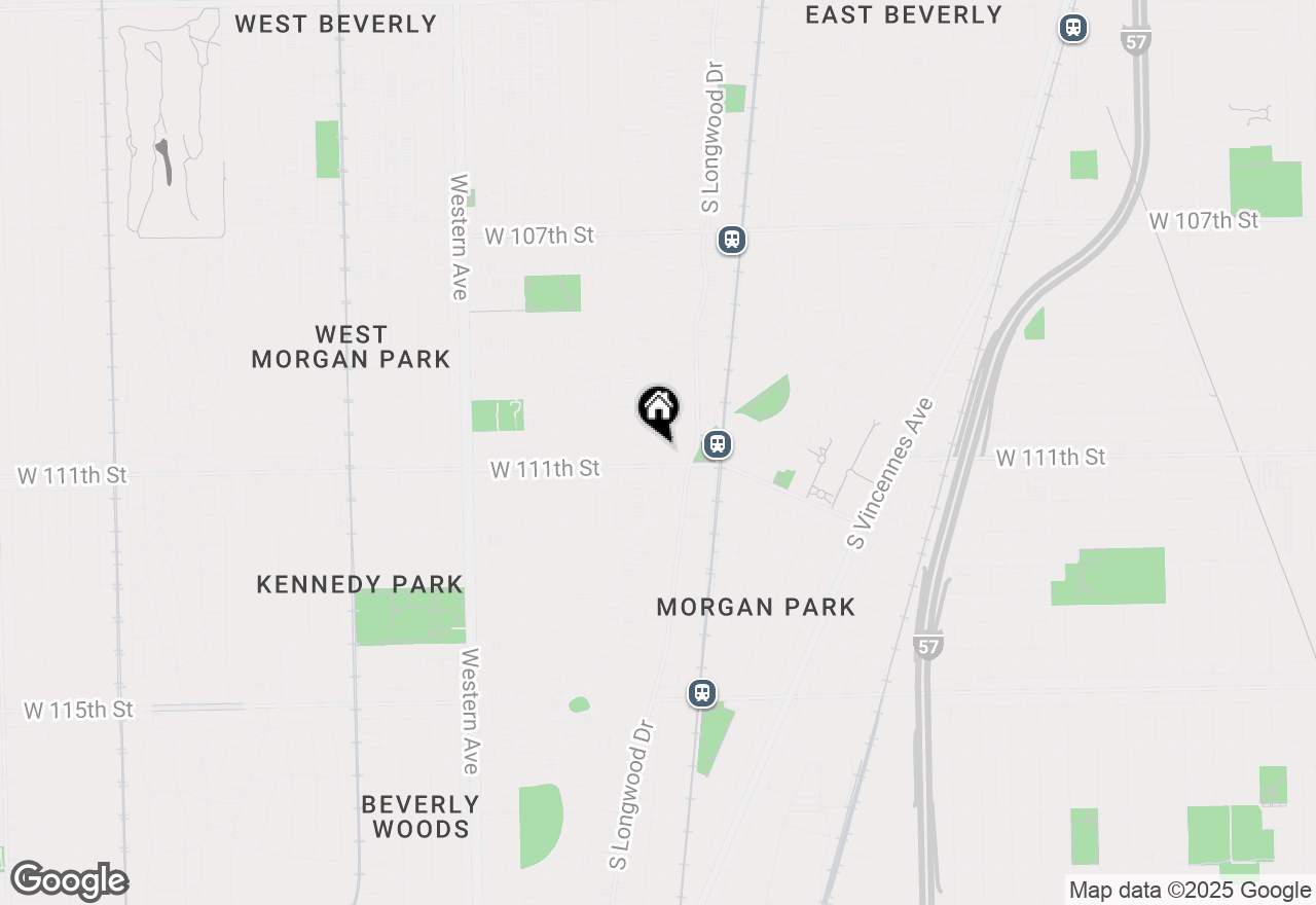 Map of 2030 W 111th Street #204, Chicago, IL 60643