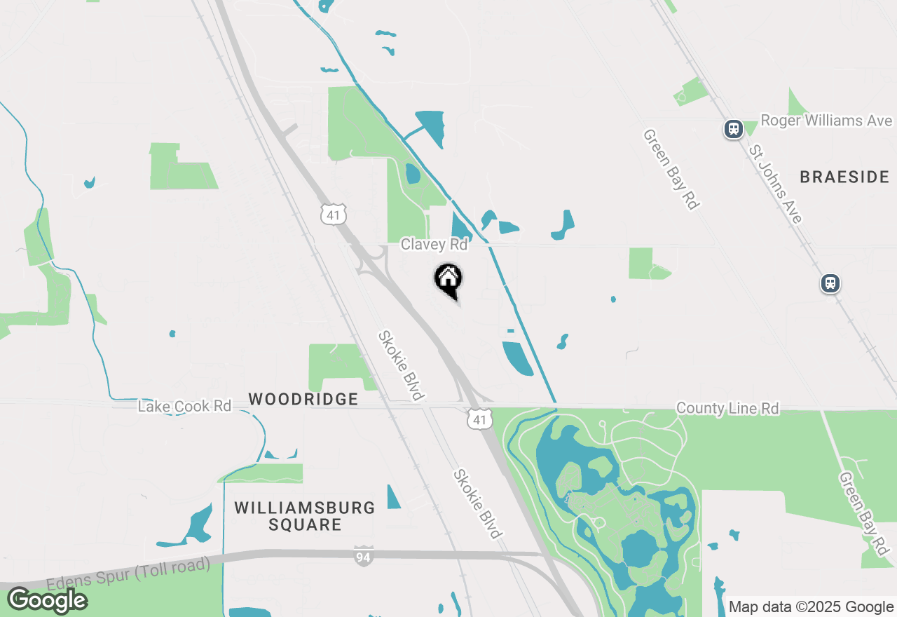 Map of 223 Aspen Lane, Highland Park, IL 60035