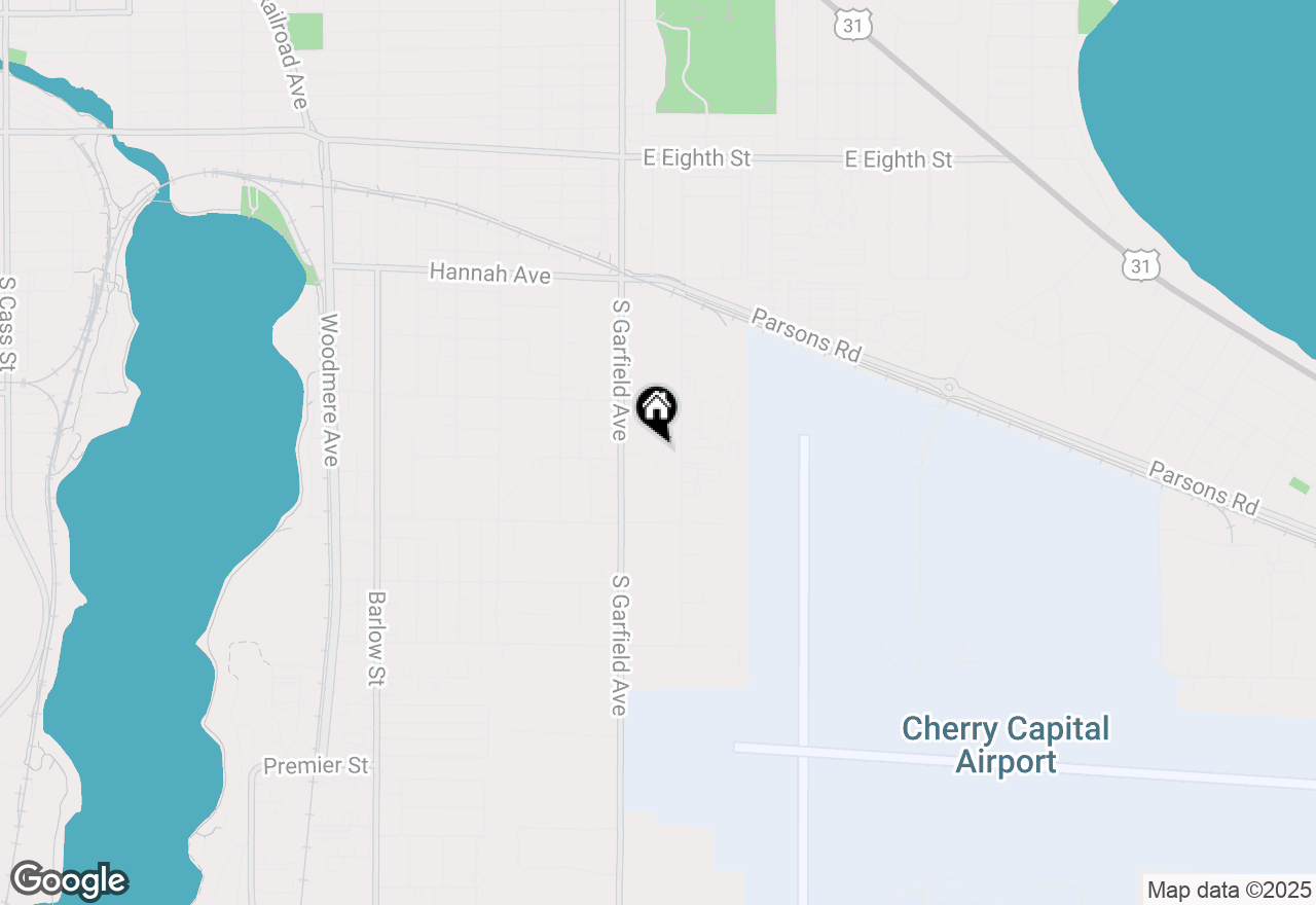 Map of 934 Hastings Street, Traverse City, MI 49686