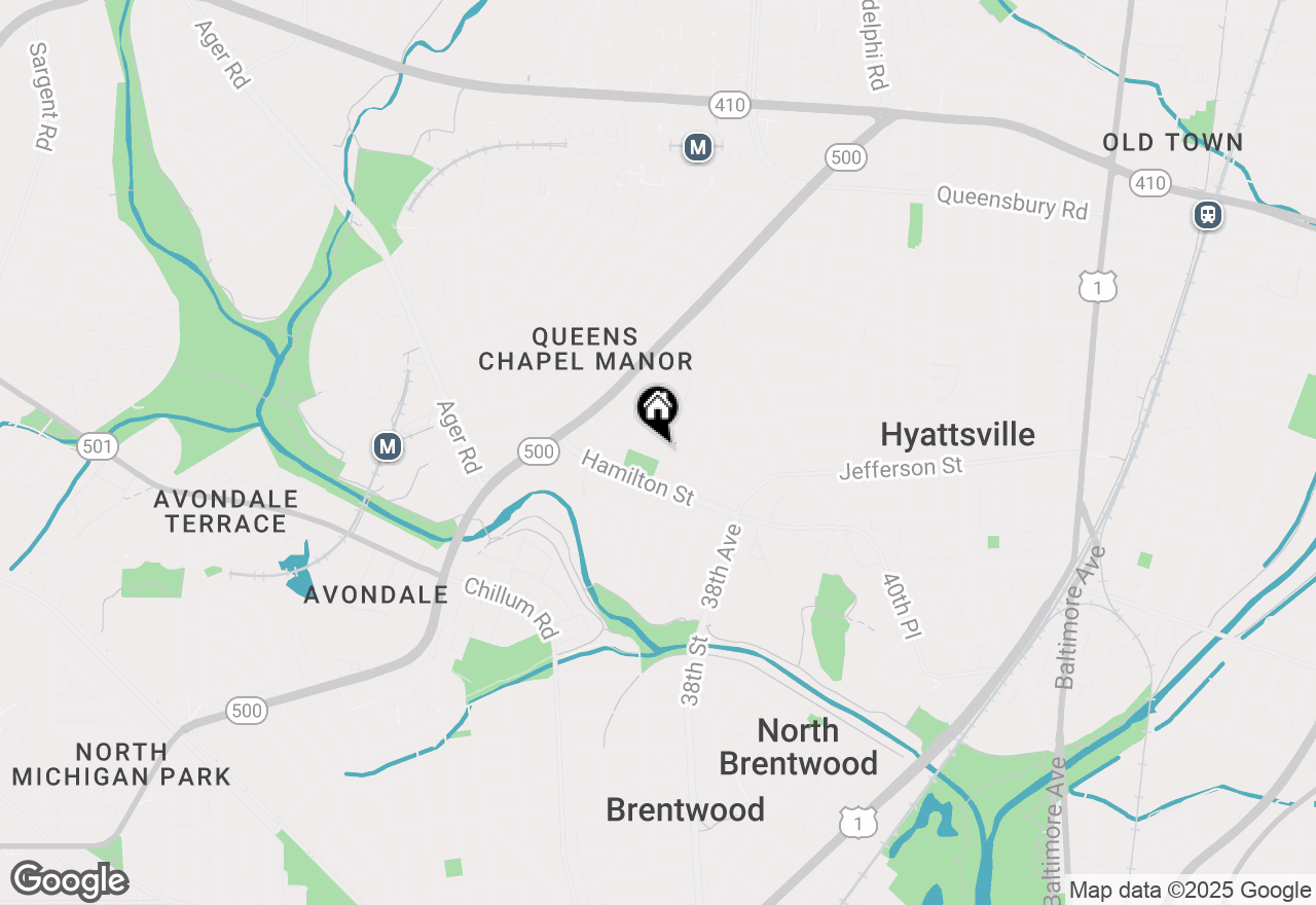 Map of 5600 36th Avenue, Hyattsville, MD 20782