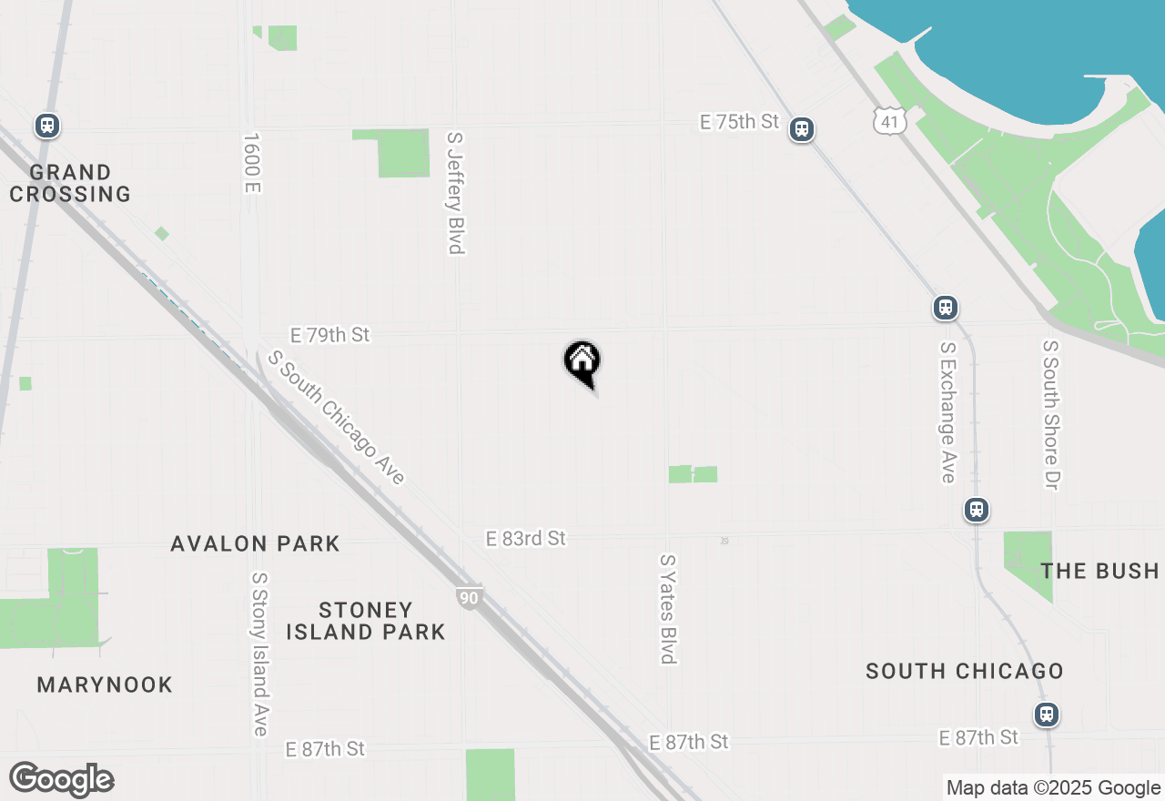 Map of 8018 S Luella Avenue, Chicago, IL 60617