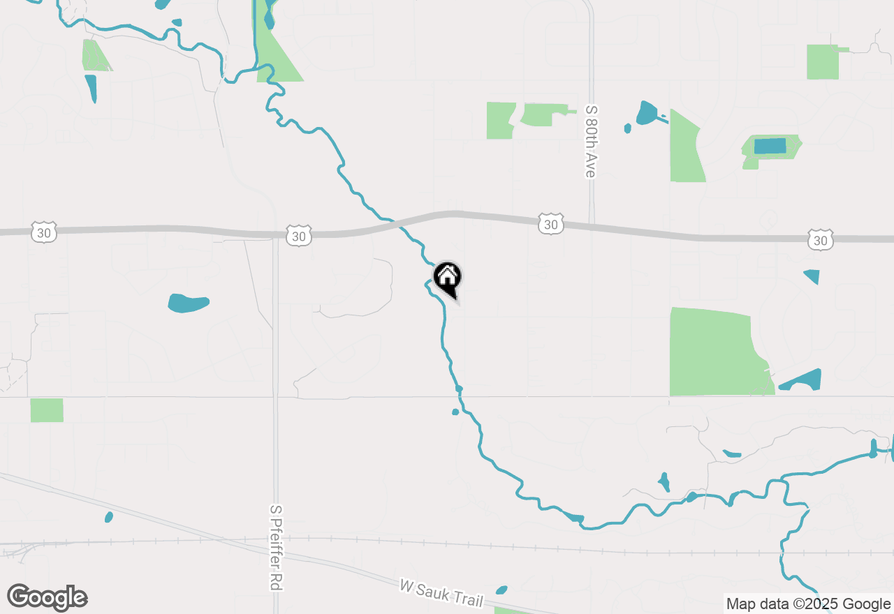 Map of 21260 S River Road, Frankfort, IL 60423