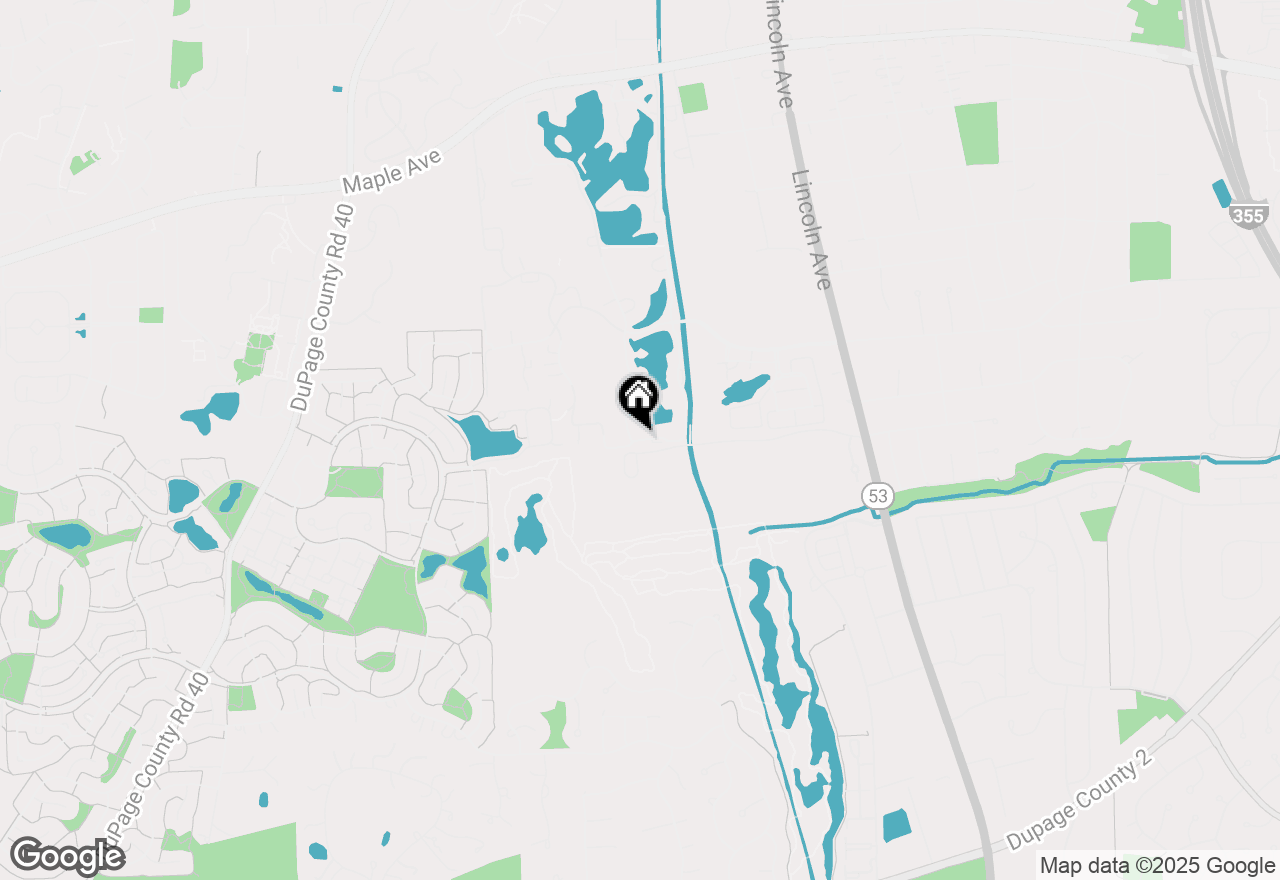 Map of 1601 Fairway Drive #2G, Lisle, IL 60532
