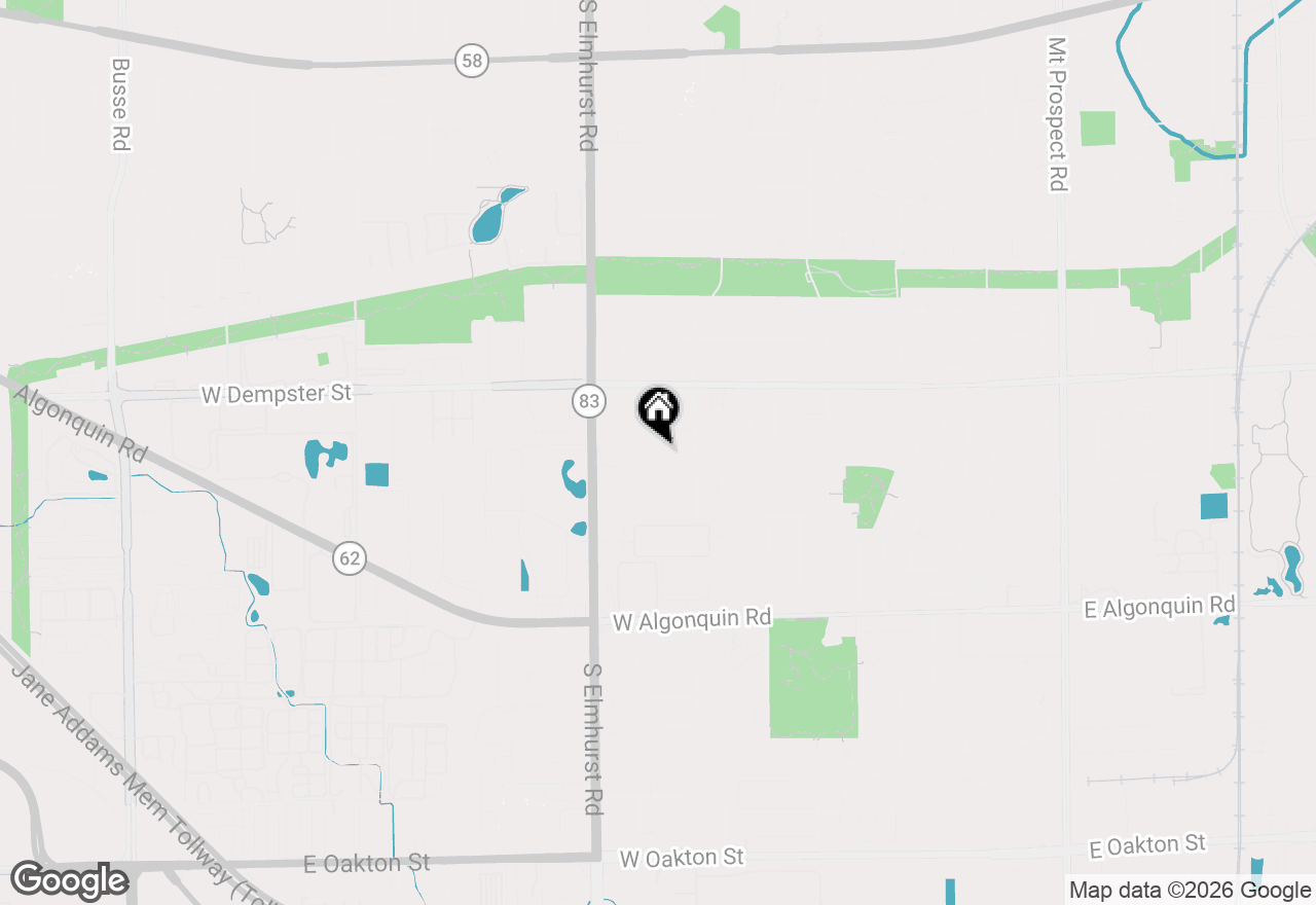 Map of 910 Beau Drive #202, Des Plaines, IL 60016