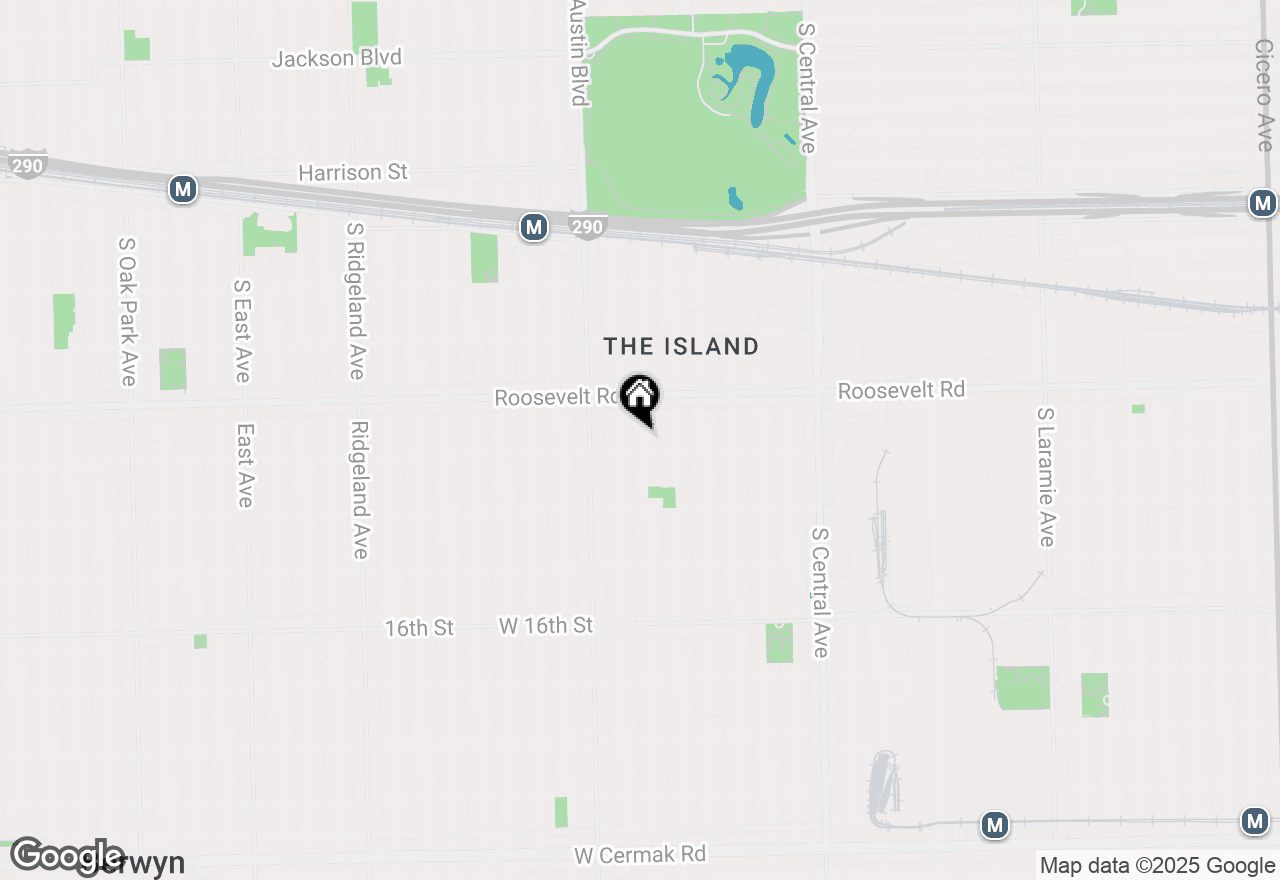 Map of 1236 S 59th Avenue, Cicero, IL 60804