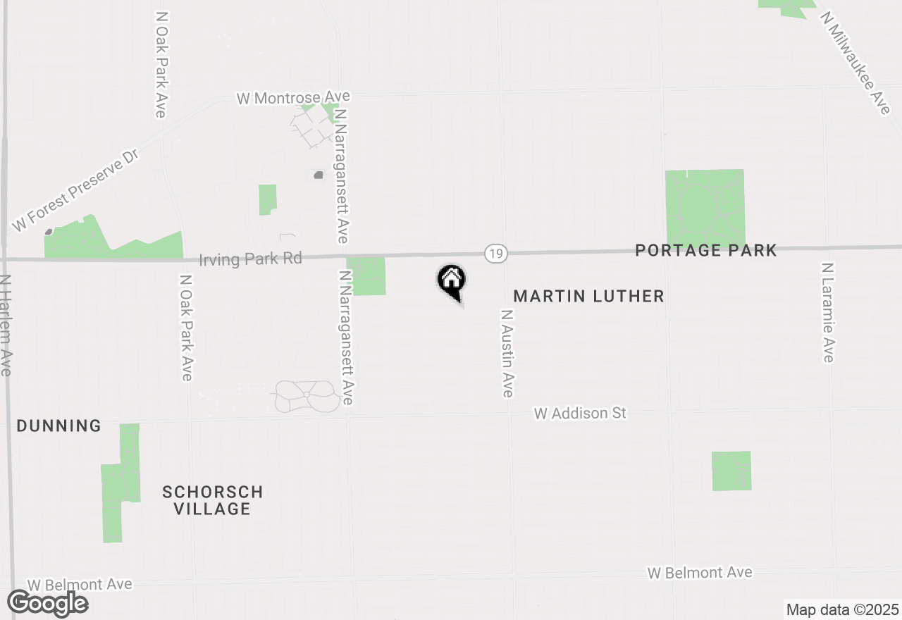 Map of 6120 W Berenice Avenue, Chicago, IL 60634