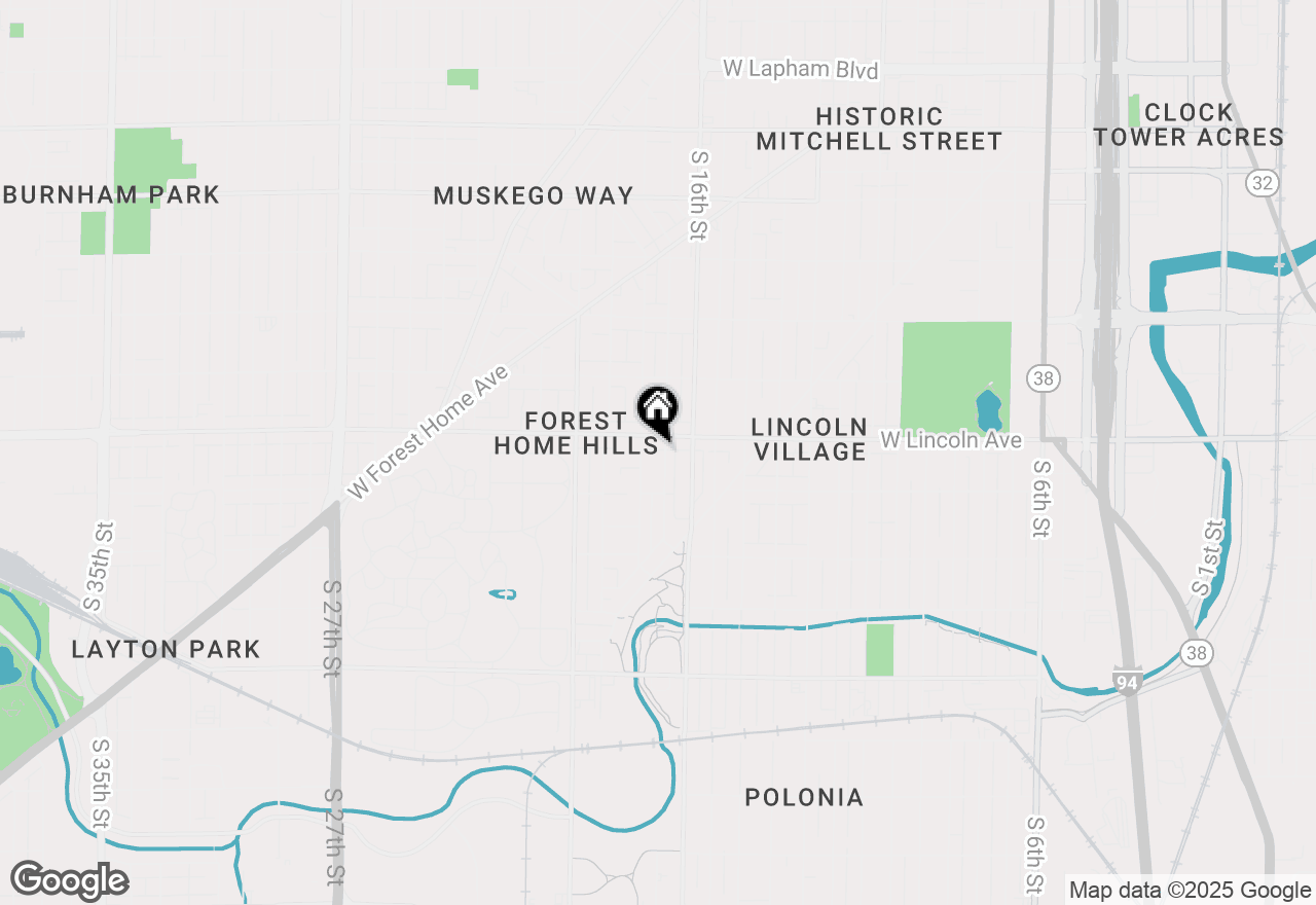 Map of 2319 S 17th St, Milwaukee, WI 53215