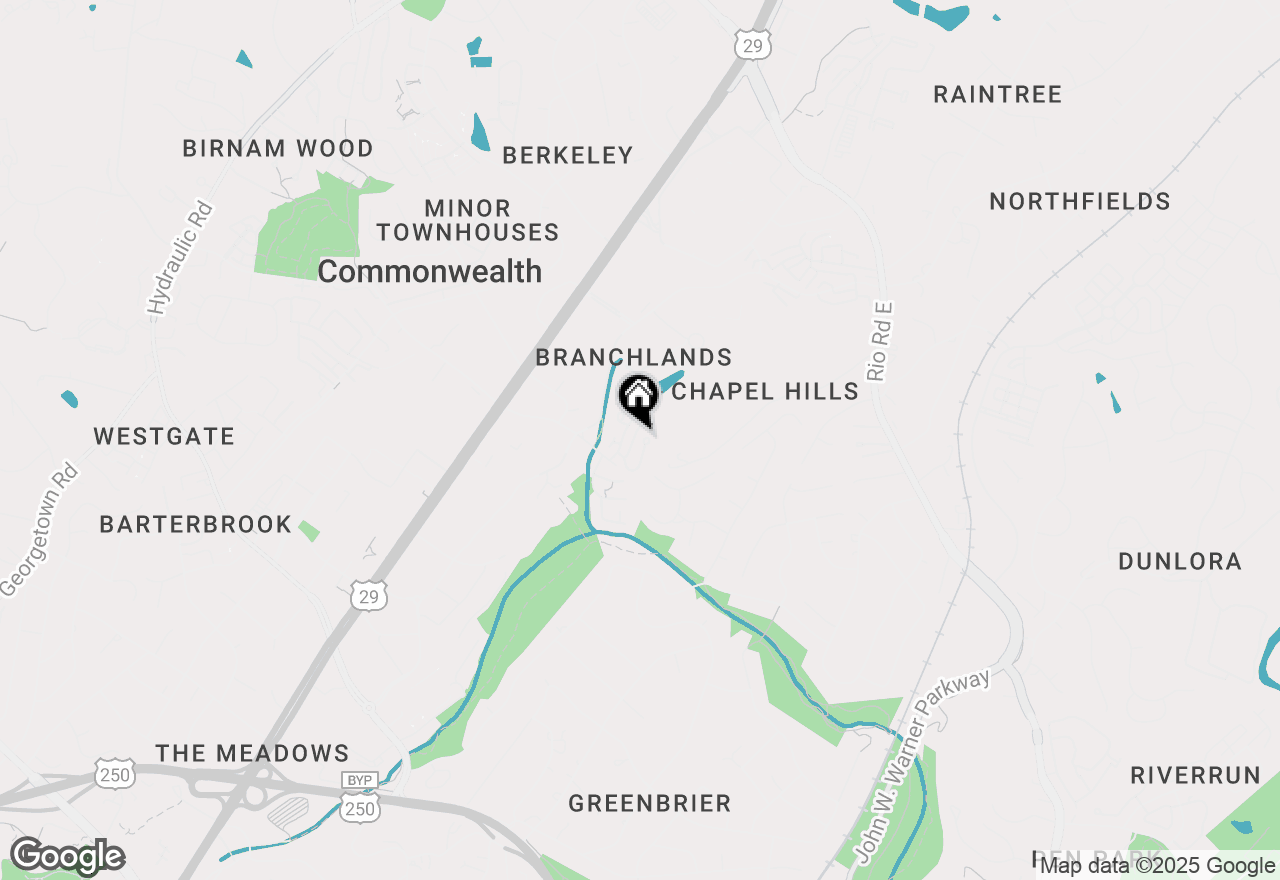Map of 628 Mockingbird Way, Charlottesville, VA 22901