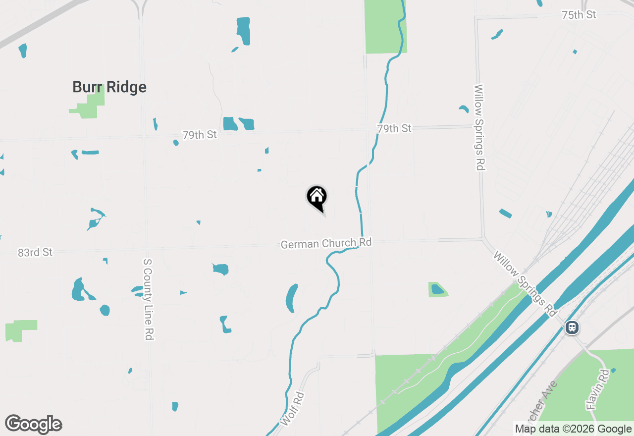 Map of 8201 Crestview Drive, Willow Springs, IL 60480