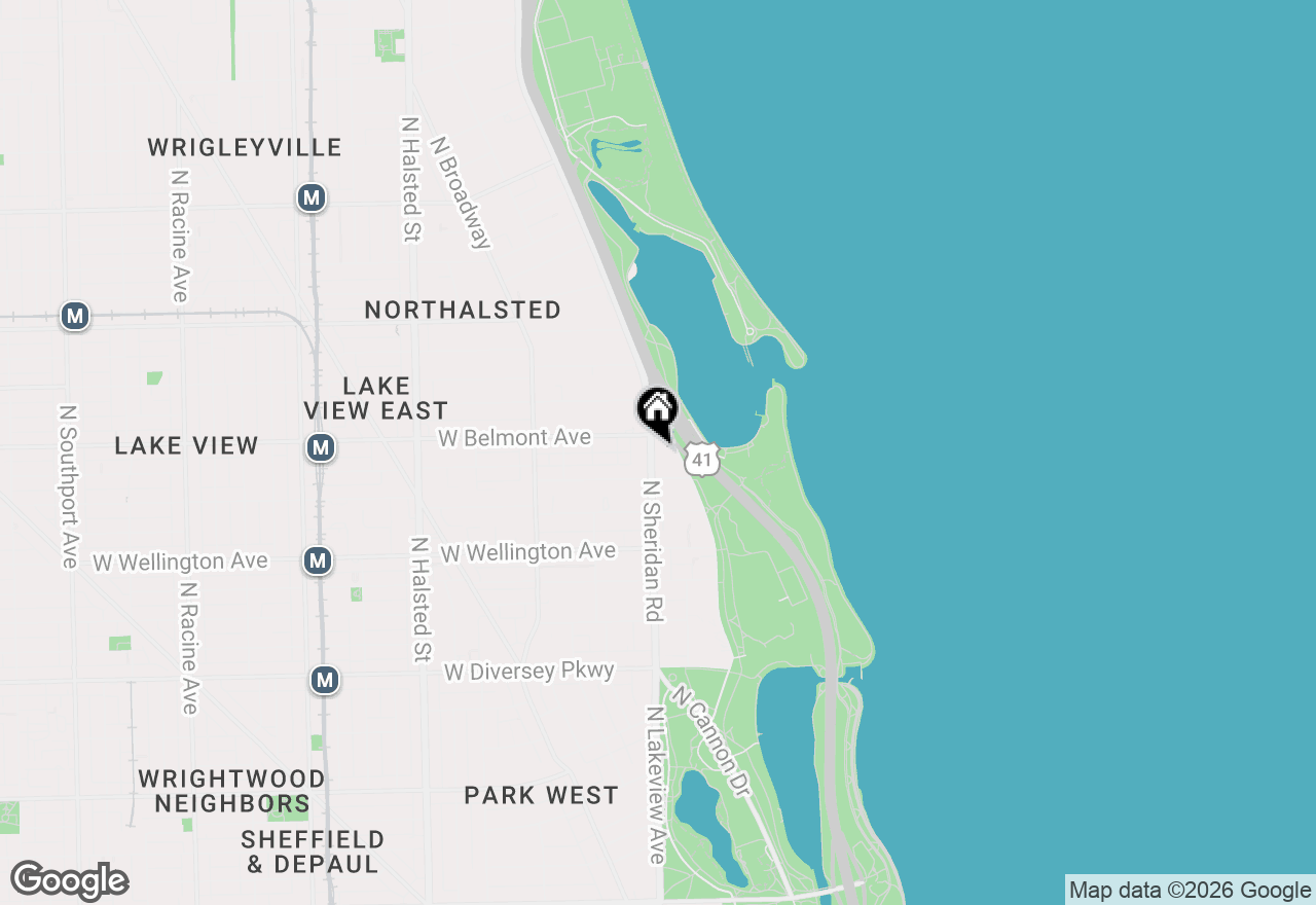Map of 3180 N Lake Shore Drive #19E, Chicago, IL 60657