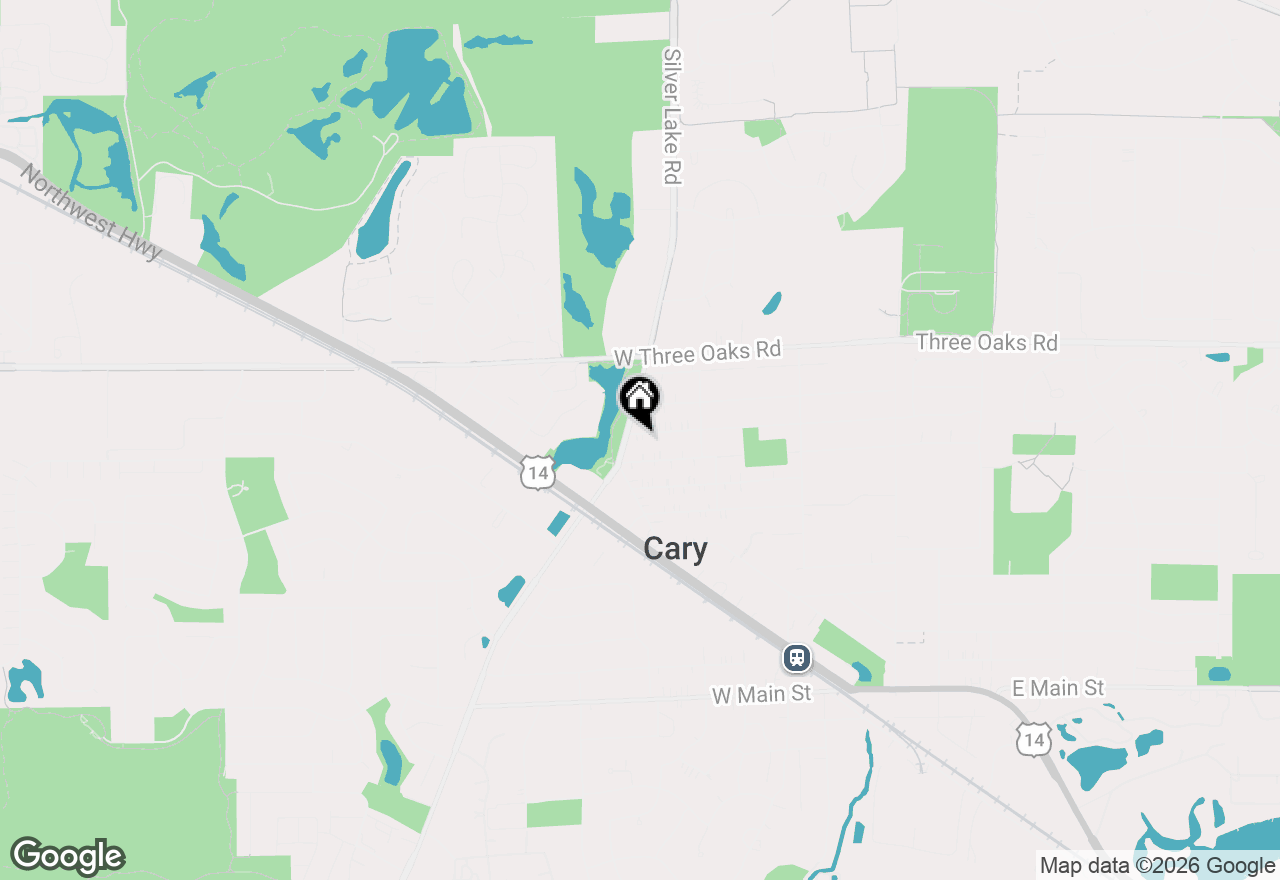 Map of 485 W Margaret Terrace, Cary, IL 60013