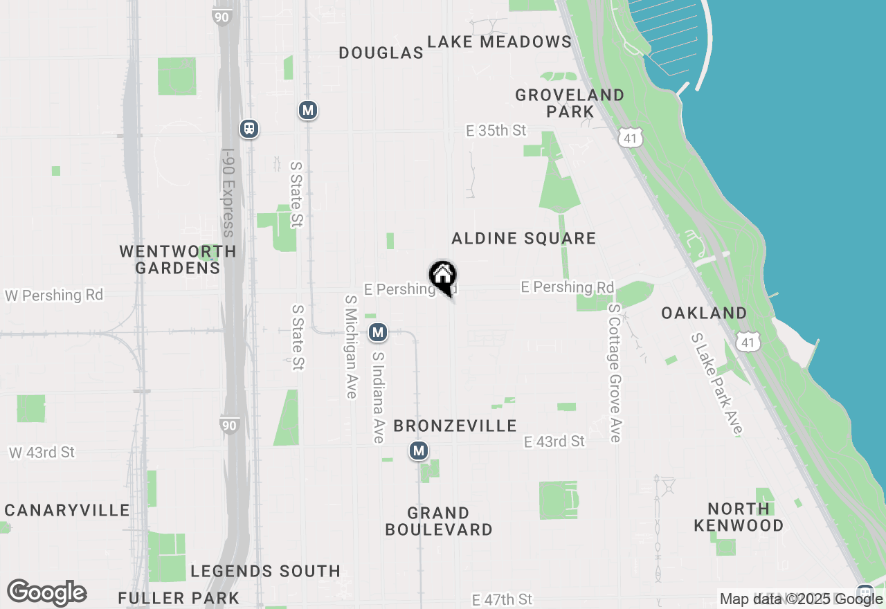 Map of 3922 S King Drive #1S, Chicago, IL 60653