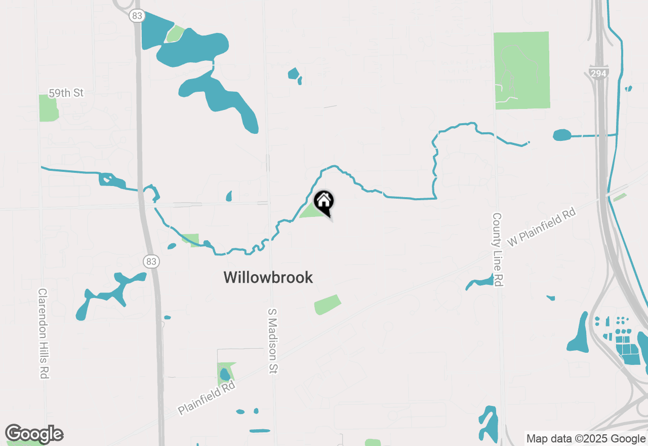Map of 6345 Meadow Lane, Willowbrook, IL 60527