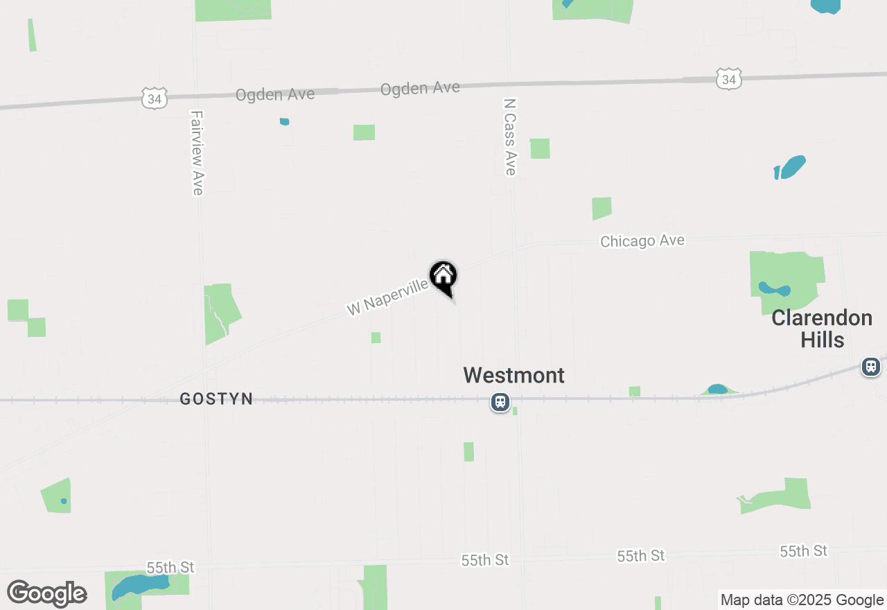 Map of 208 N Adams Street, Westmont, IL 60559