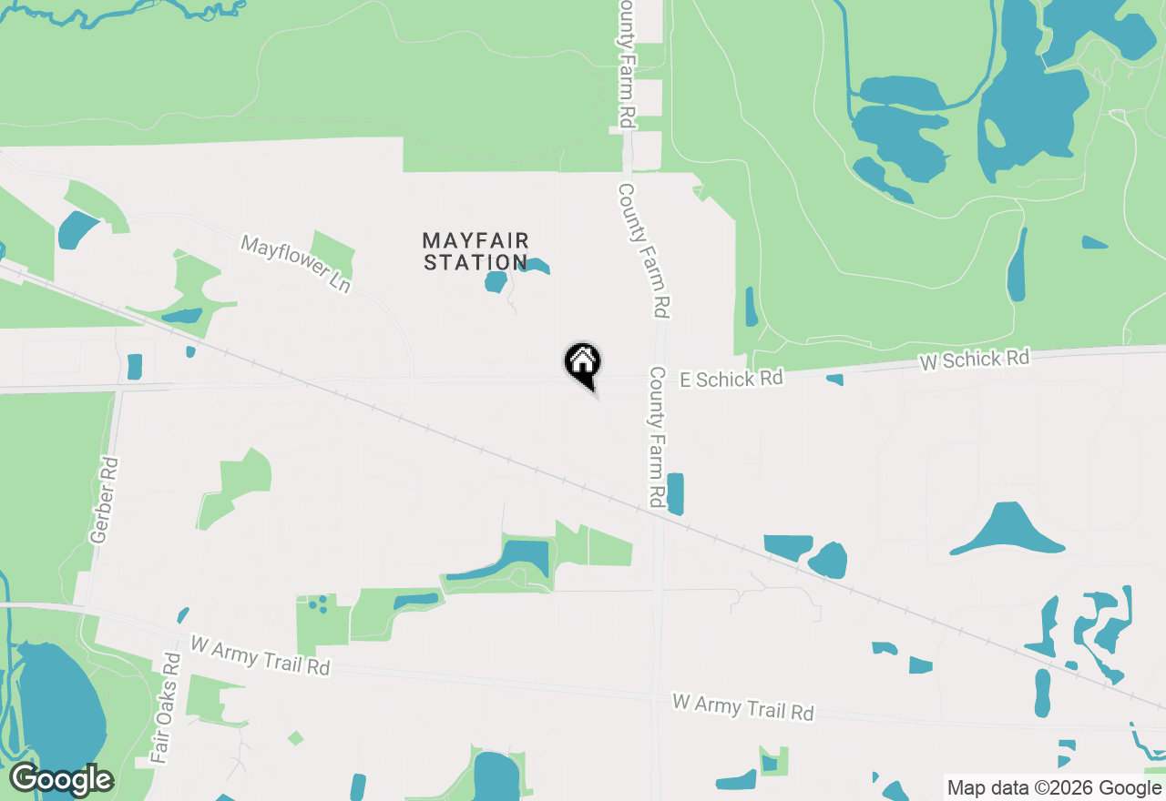 Map of 1952 Pastoral Lane, Hanover Park, IL 60133